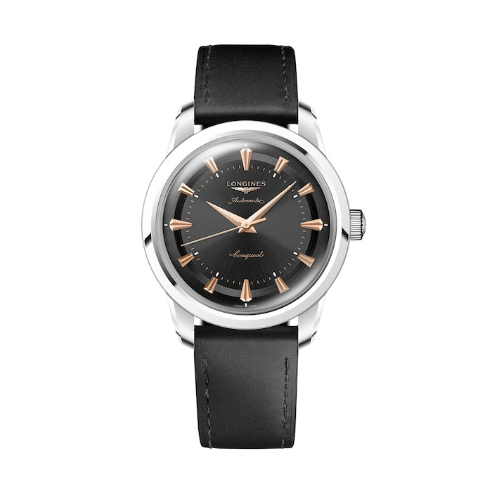 Conquest Heritage 38mm Mens Watch Black