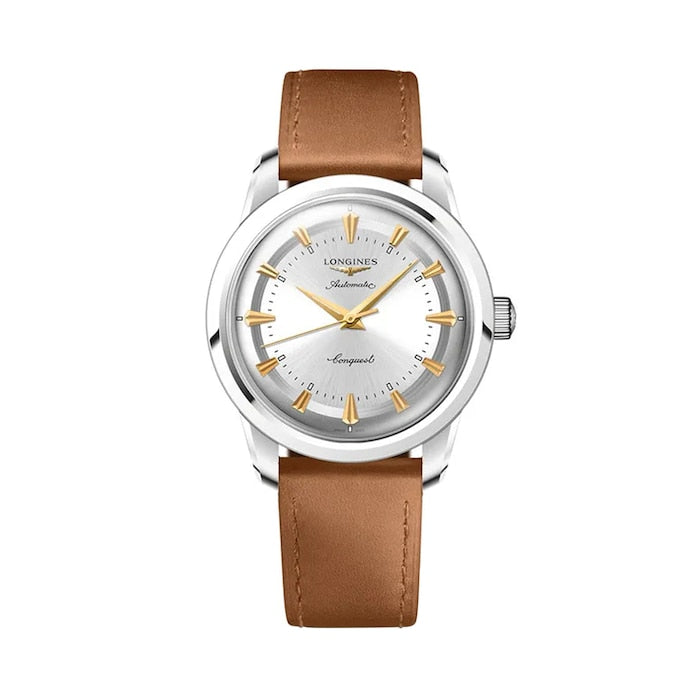 Conquest Heritage 38mm Mens Watch Silver