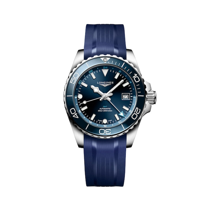 Hydroconquest 41mm Mens Watch Blue Rubber