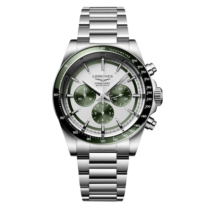 Conquest Stainless Steel Automatic 42mm Mens Watch