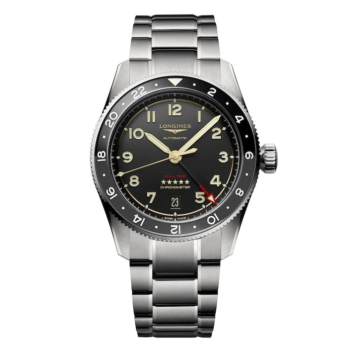 Spirit Zulu Time 39mm Mens Watch Black