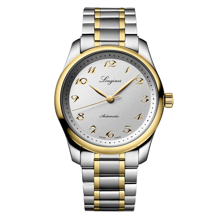 Master Collection Stainless Steel and 18ct Yellow gold 40mm Mens Watch Silver