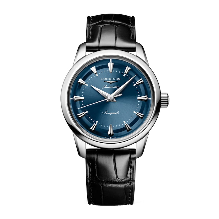 Conquest Heritage 38mm Mens Watch Blue