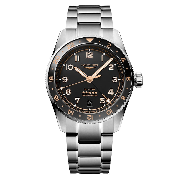 Spirit Zulu Time 39mm Mens Watch Black