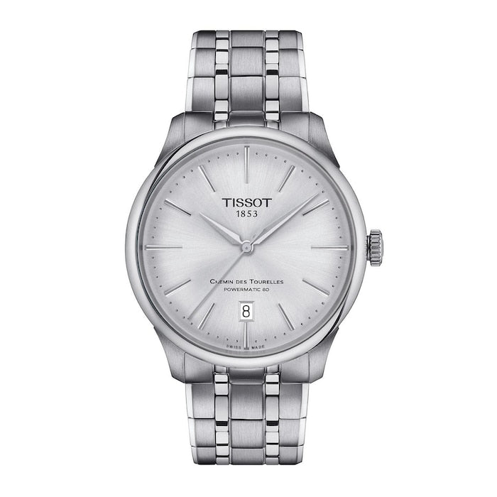 Chemin Des Tourelles Powermatic 80 39mm Mens Watch - Silver