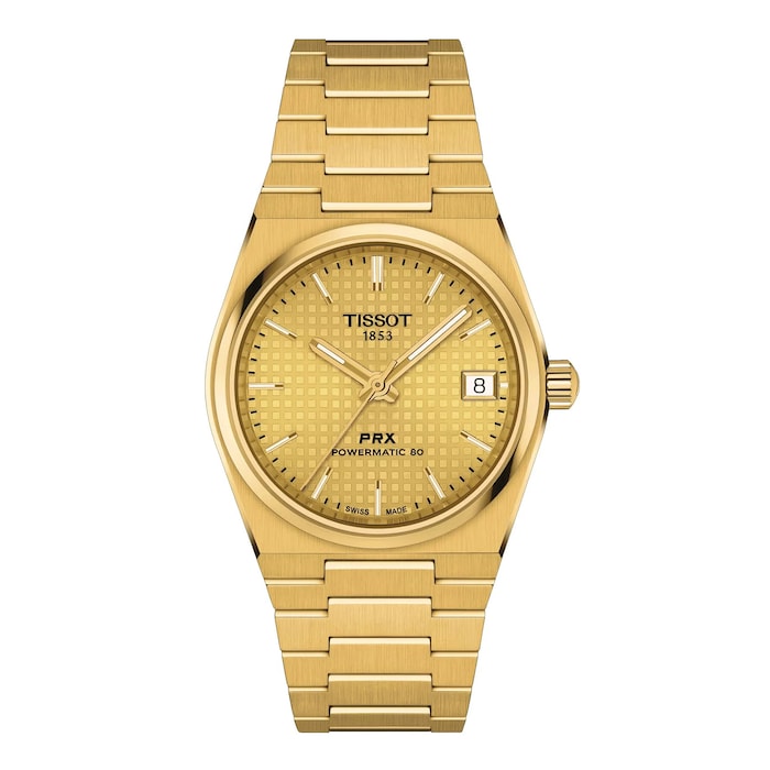 PRX Powermatic 80 35mm Unisex Watch Gold