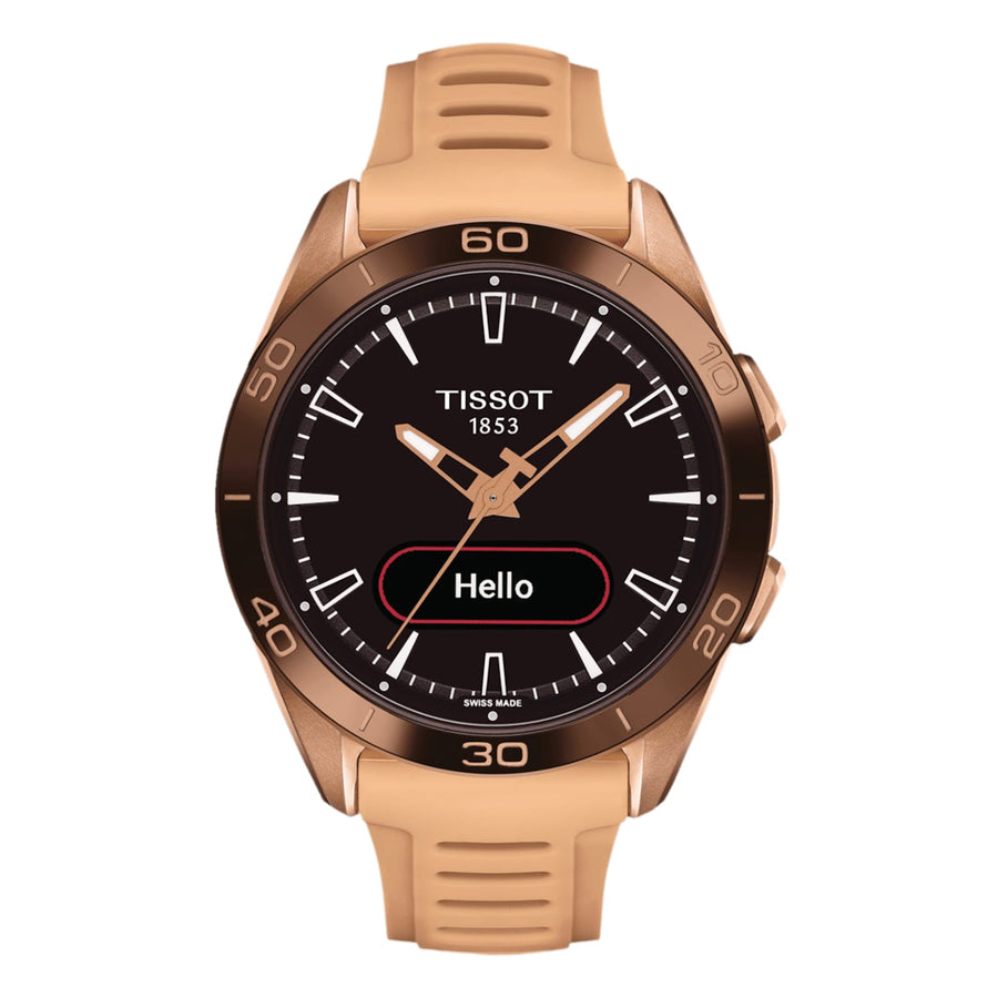 Tissot T-Touch Connect Sport 44mm Unisex Watch Black With Silicone Strap