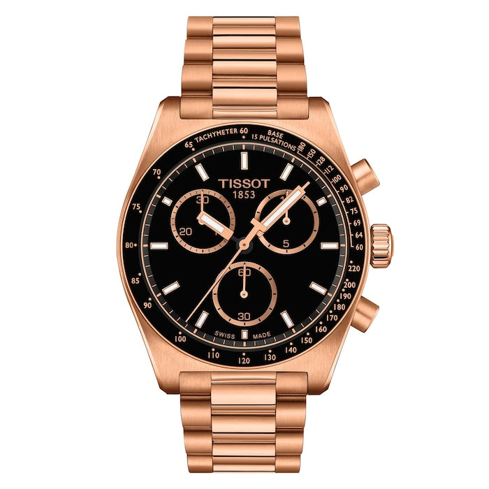 PR516 Quartz Chronograph 40mm Mens Watch Black