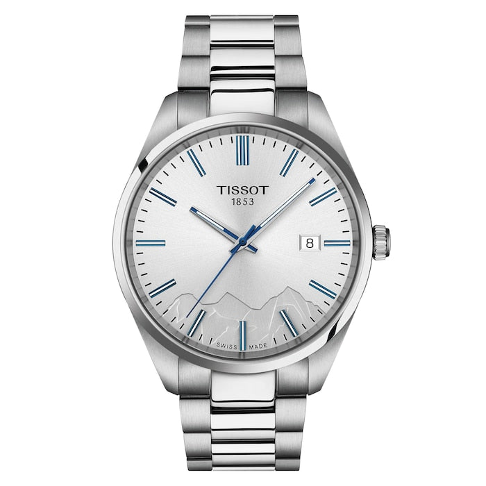 PR 100 Jungfraubahn Quartz 40mm Mens Watch Silver