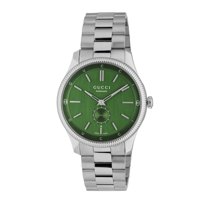 G-Timeless 40mm Automatic Mens Watch, Green Dial