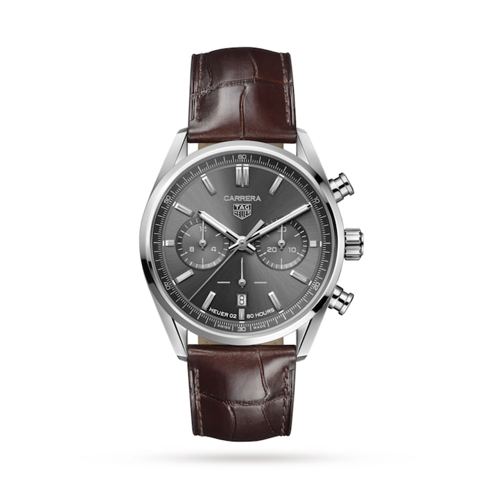Carrera Calibre Heuer 02 Chronograph 42mm Mens Watch