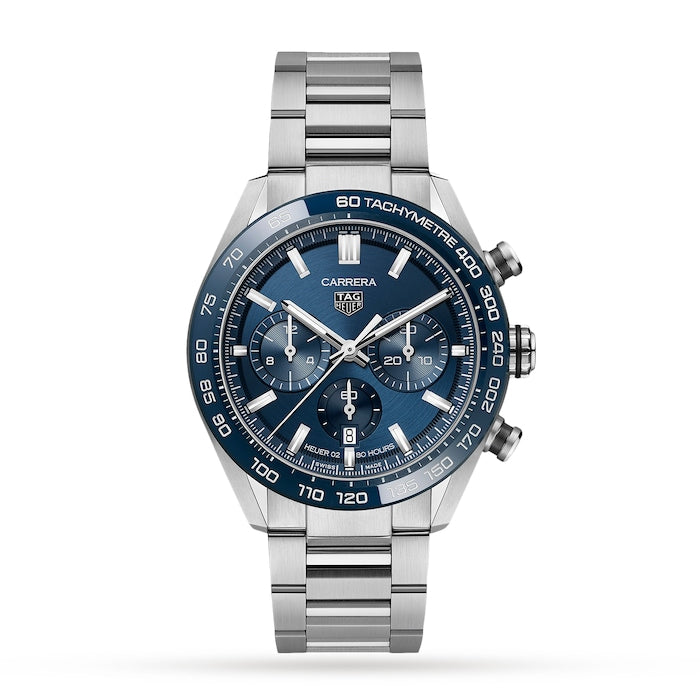 Carrera Automatic Chronograph 44mm Mens Watch