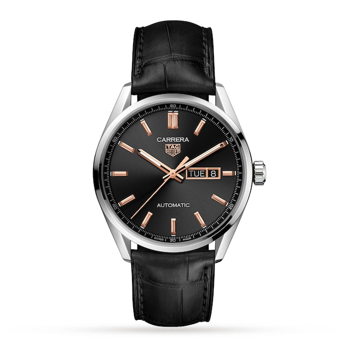 Carrera Three - Hand Automatic Mens 41mm Watch