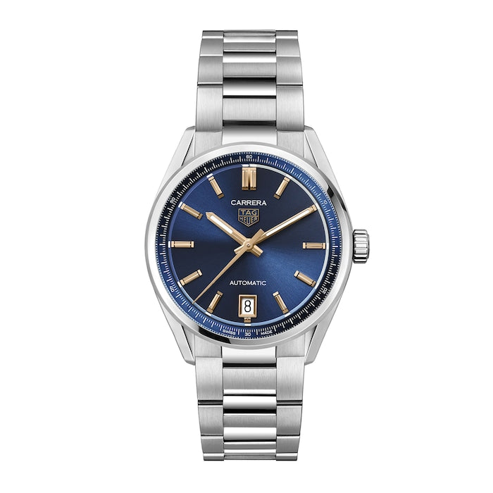 Carrera Date 36mm Unisex Watch Deep Blue