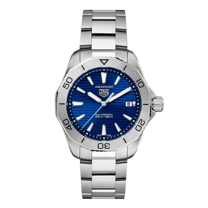 Aquaracer Professional 200 Solargraph 40mm Mens Watch Blue