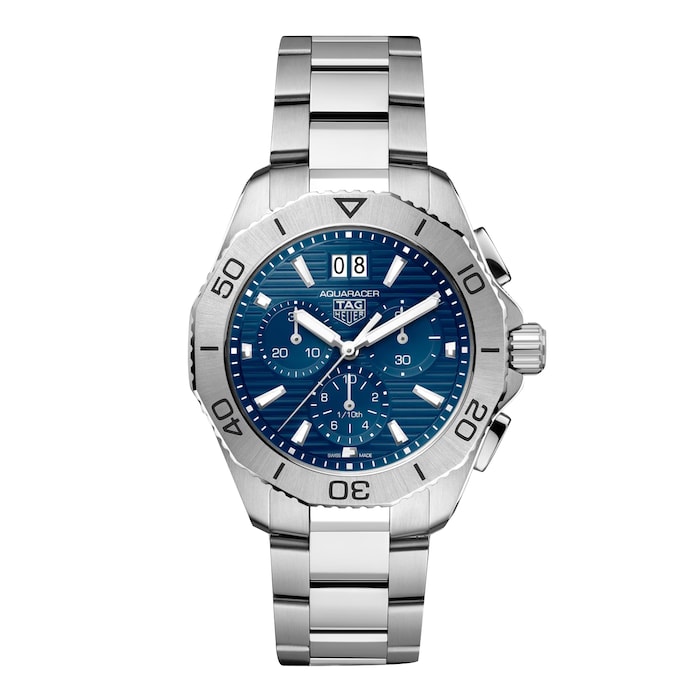 Aquaracer Professional 200 Chronograph 40mm Mens Watch Blue