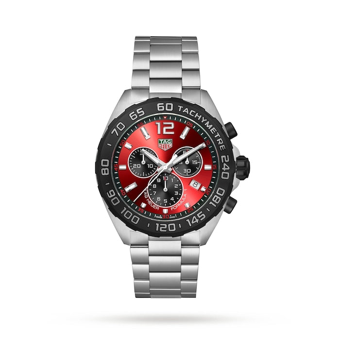 Formula 1 Quartz Chronograph 200M 43mm Mens Watch Red