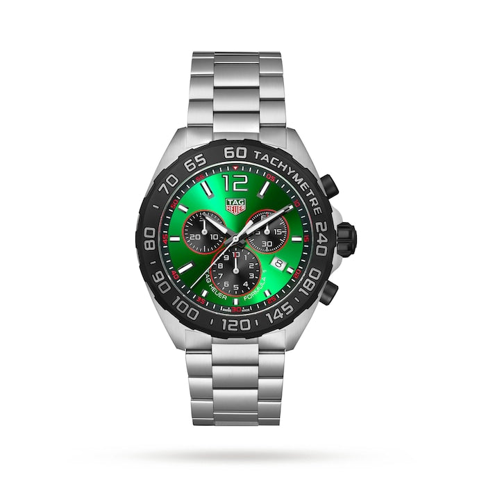 Formula 1 Quartz Chronograph 200M 43mm Mens Watch Green