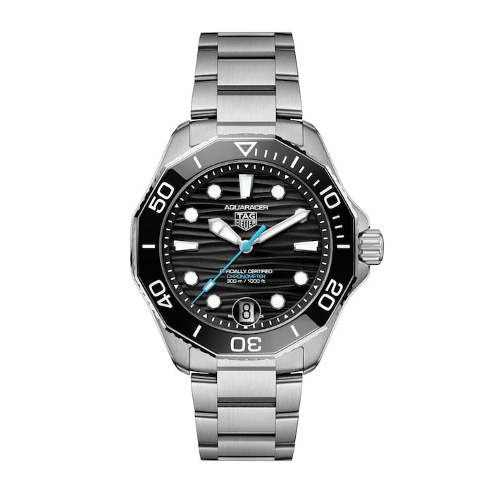 Aquaracer Professional 300 Date 42mm Mens Watch Black