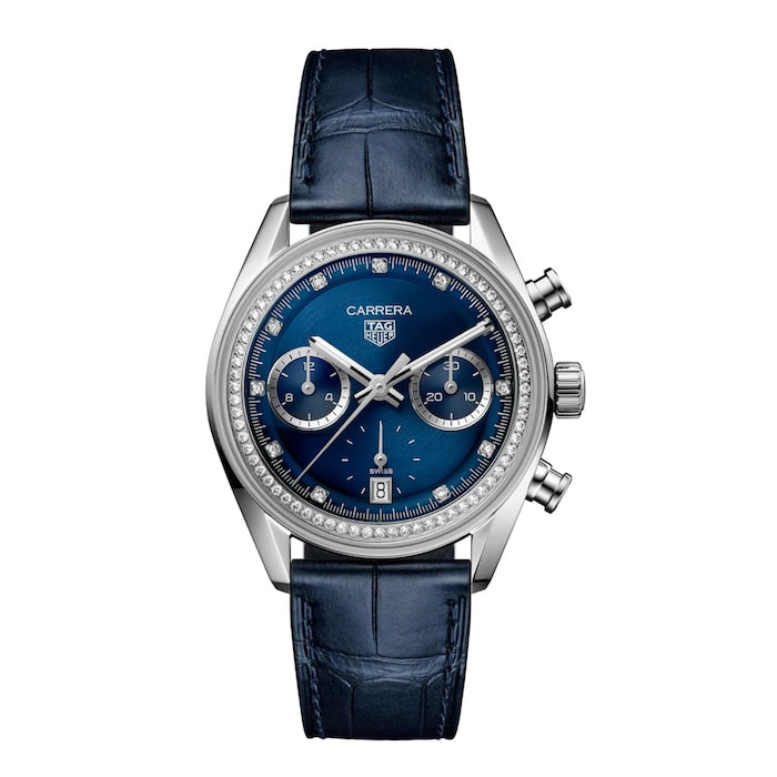 Carrera 39mm Ladies Watch Precious Blue