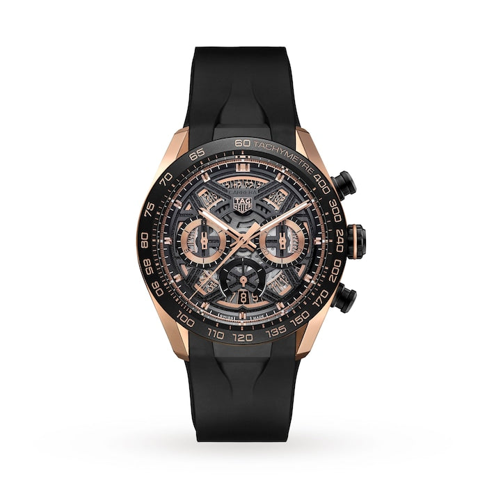 Carrera Chronograph Extreme Sport 44mm Mens Watch Gold