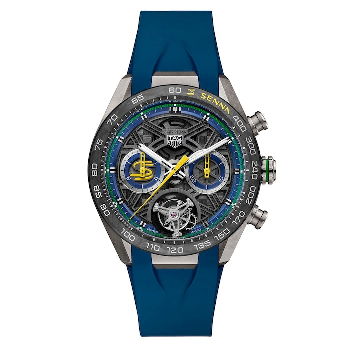 Carrera Extreme Sport Chronograph Tourbillon X Senna 44mm Mens Watch