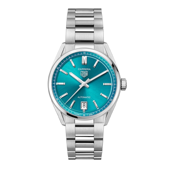 Carrera Date 36mm Unisex Watch Turquoise