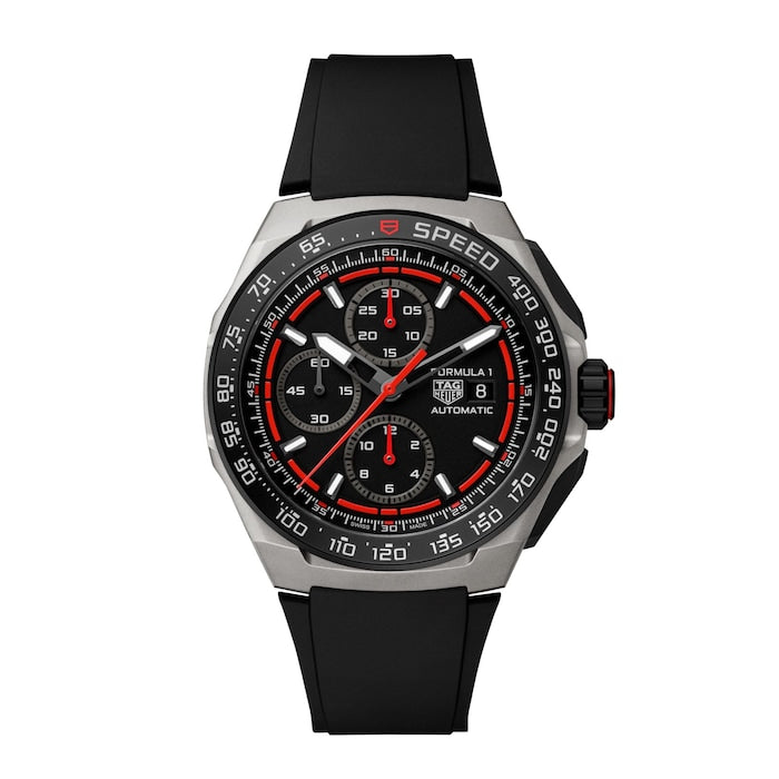 Formula 1 Chronograph Automatic 44mm Mens Watch Black