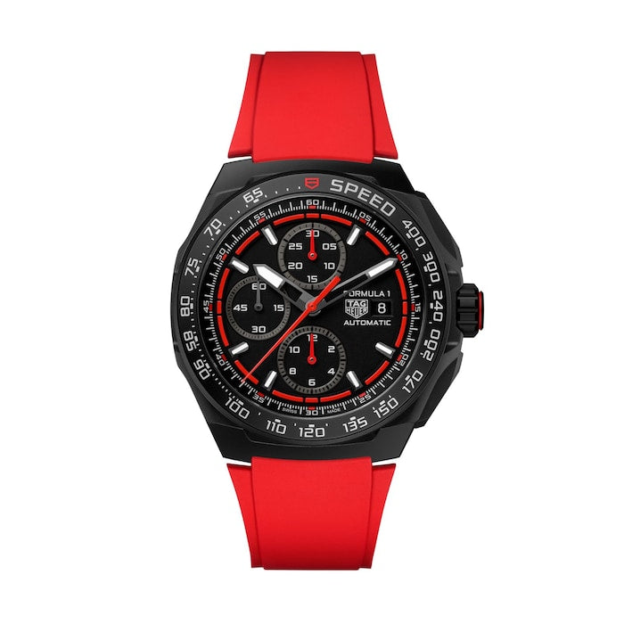 Formula 1 Chronograph Automatic 44mm Mens Watch Red