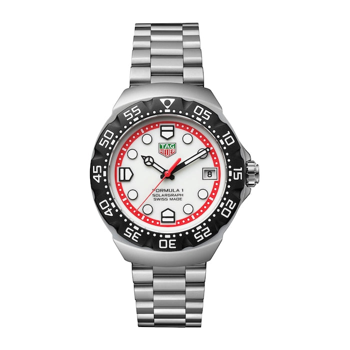 Formula 1 Solargraph 38mm Mens Watch White