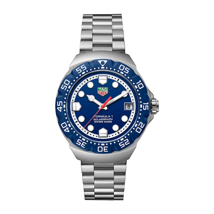 Formula 1 Solargraph 38mm Mens Watch Blue