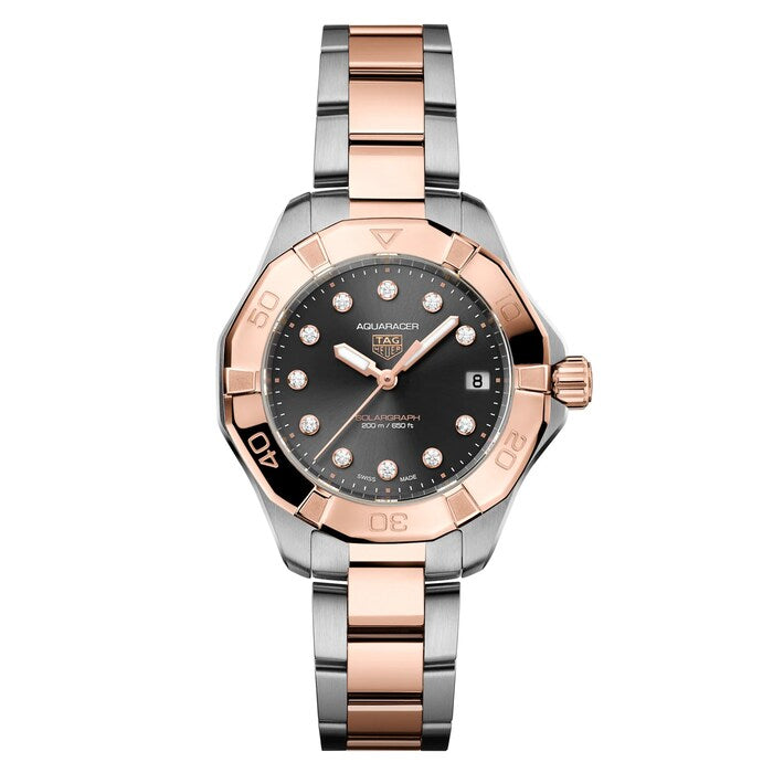 Aquaracer Professional 200 Solargraph 34mm Ladies Watch Black