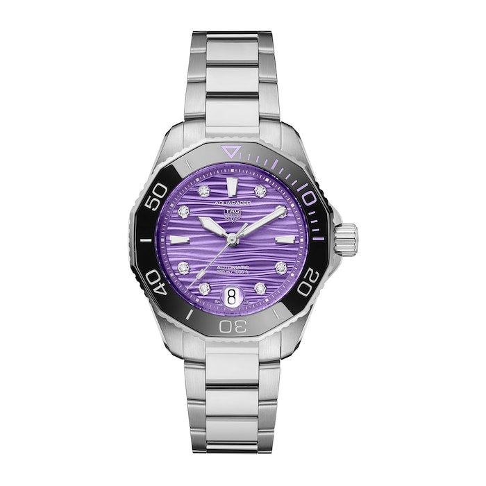 Aquaracer Professional 300 36mm Ladies Watch Purple