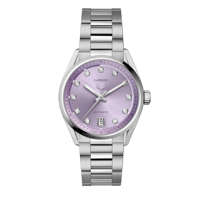 Carrera Date 36mm Ladies Watch Diamond Dot