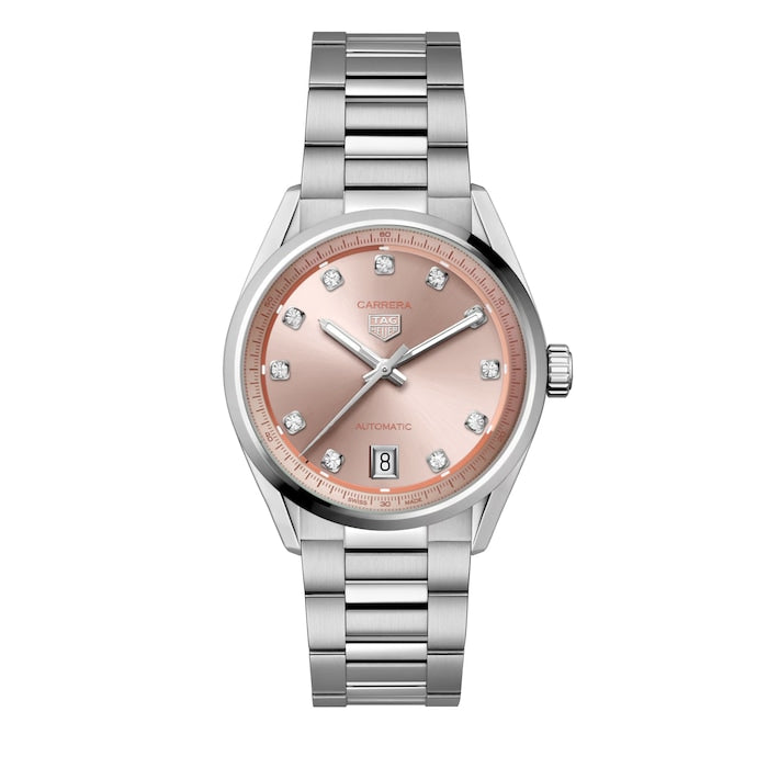 Carrera Date 36mm Ladies Watch Diamond Dot