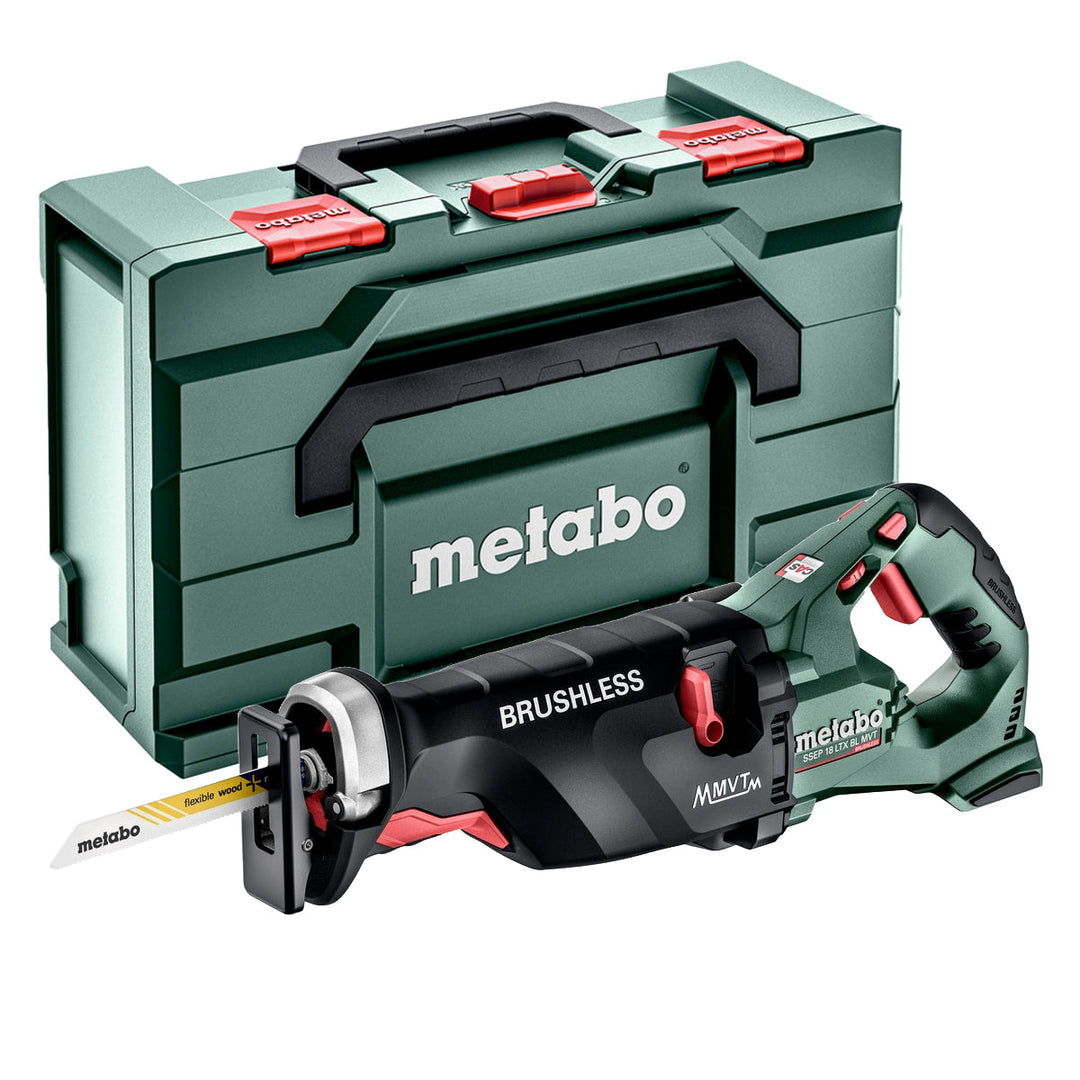 Metabo SSEP 18 LTX BL MVT 18V Brushless Sabre Saw Body Only & Metabox 602258840