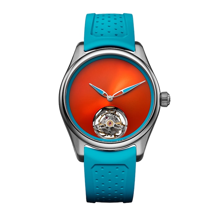 Pioneer Tourbillon 40mm Mens Watch Orange