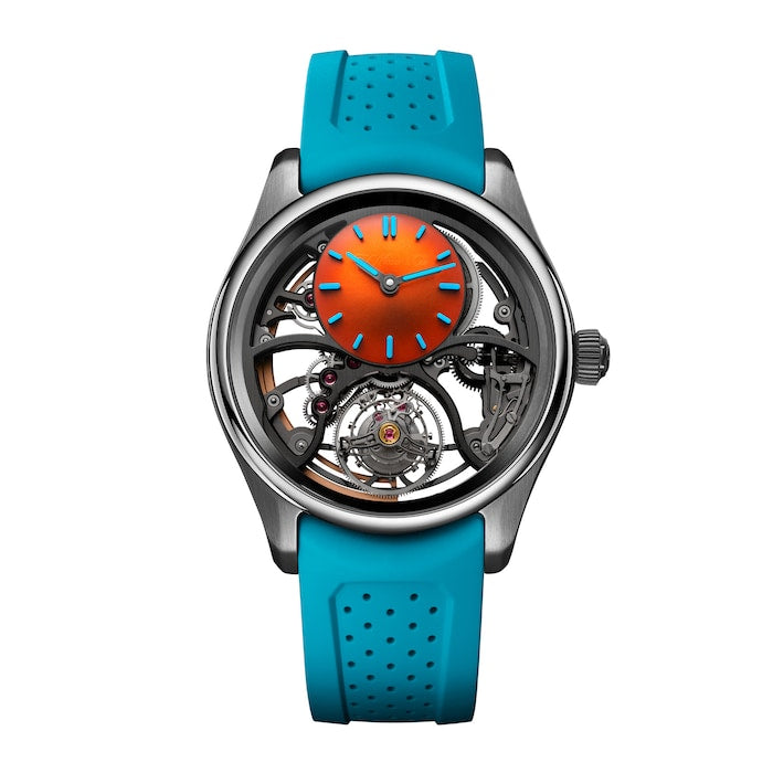 Pioneer Cylindrical Tourbillon Skeleton 43mm Mens Watch