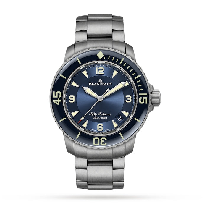 Fifty Fathoms Automatique 45mm Mens Watch Blue