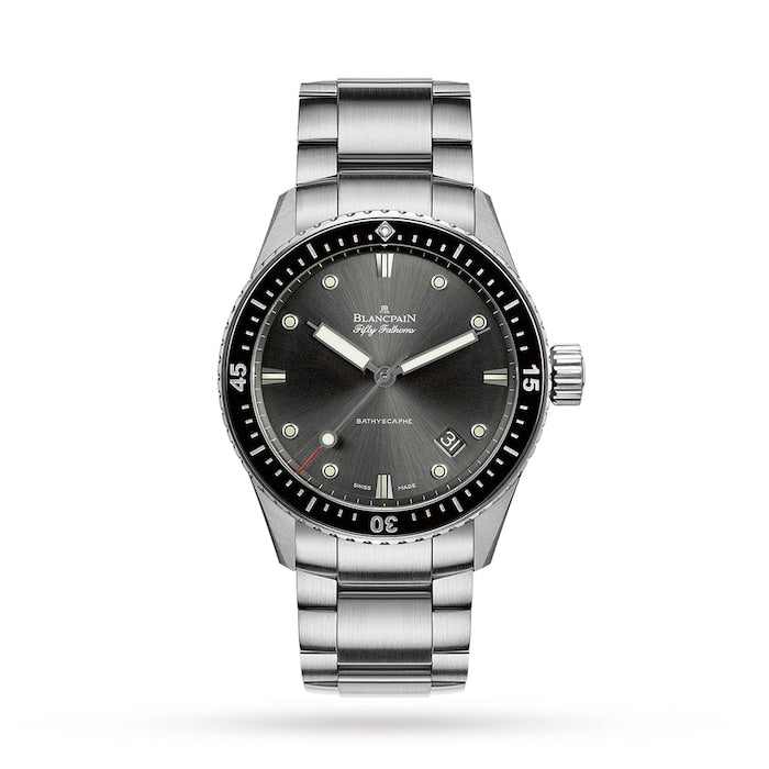 Fifty Fathoms Bathyscaphe 43mm Mens Watch Black