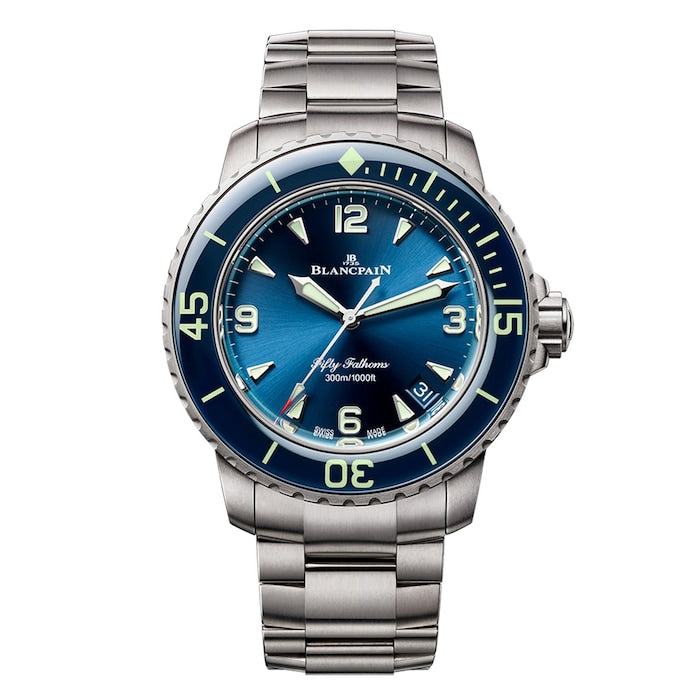 Fifty Fathoms Automatique 42mm Mens Watch Blue