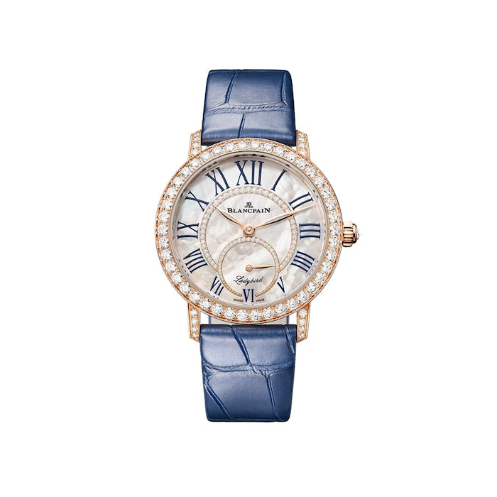 Ladybird Colours 34.9mm 18ct Red Gold Ladies Watch Midnight Blue