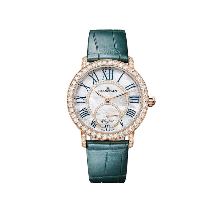 Ladybird Colours 34.9mm 18ct Red Gold Ladies Watch Peacock Green