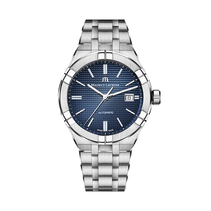 Aikon Automatic Date 42mm Mens Watch Navy