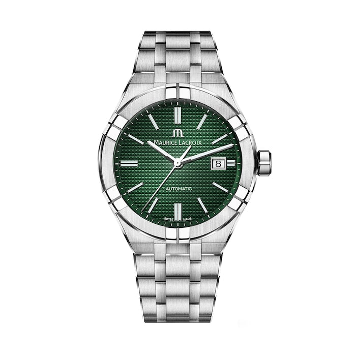 Aikon Automatic Date 42mm Mens Watch Green