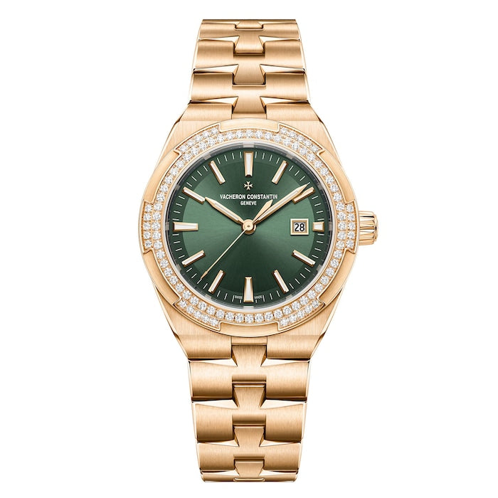 Overseas Self-Winding 35mm Pink Gold Watch