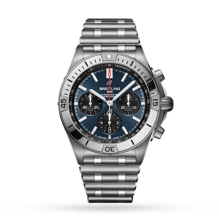 Chronomat B01 42 Stainless Steel - Blue Watch