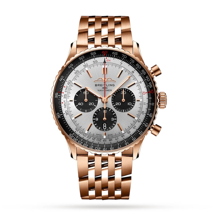 Navitimer B01 Chronograph 46 18k Red Gold Watch