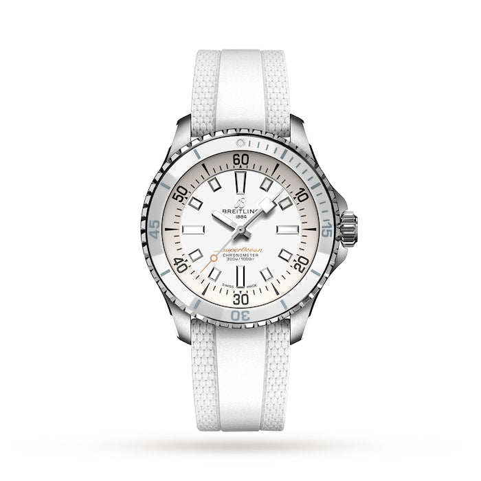 Superocean Automatic 36 Stainless Steel Rubber Strap Watch