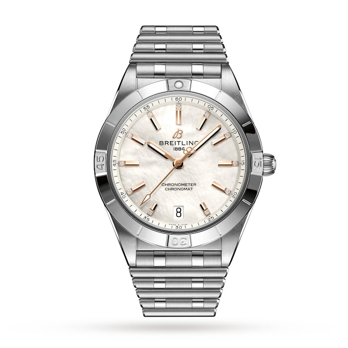 Chronomat Automatic 36 Stainless Steel Mother of Pearl Watch